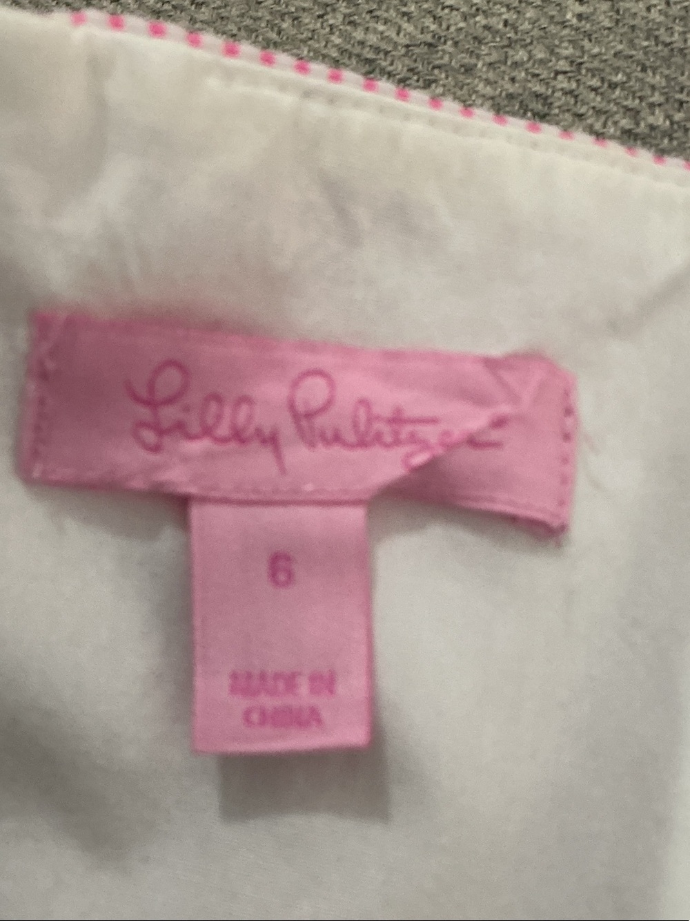 Lilly Pulitzer Pink/White Striped Halter Ruffle Mini Dress Women’s Sz 6 - Picture 6 of 7